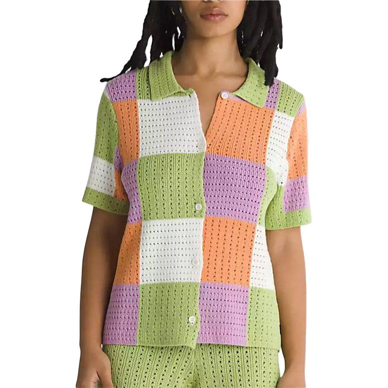 (WMNS) Vans Morrison Checker Sweater 'Multi-color' VN000G3QCR0 - 4