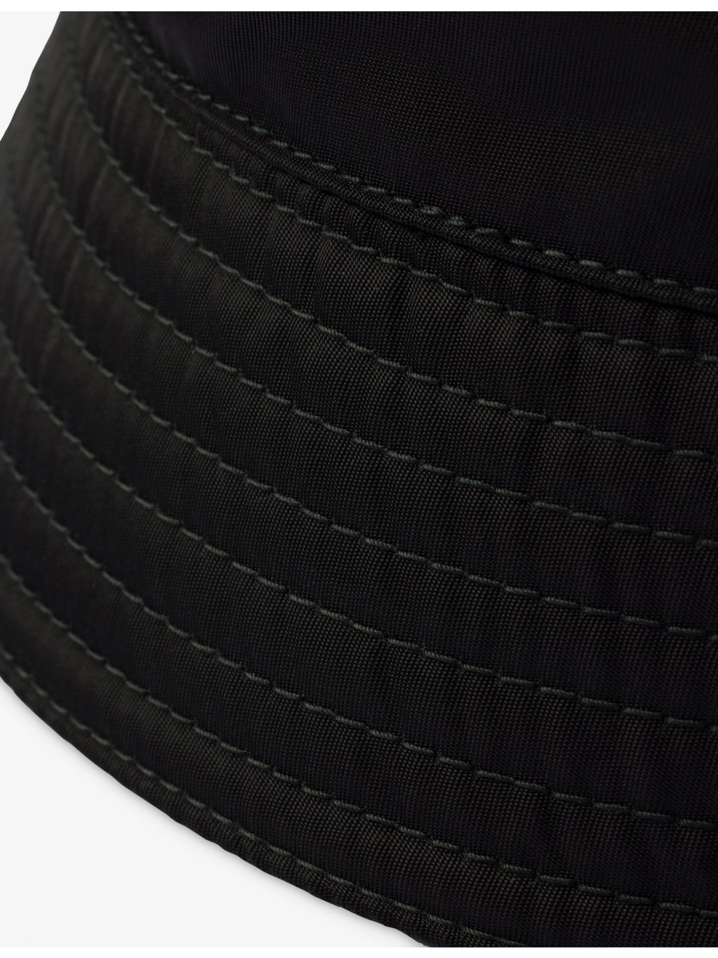 Logo-plaque recycled-nylon bucket hat - 3