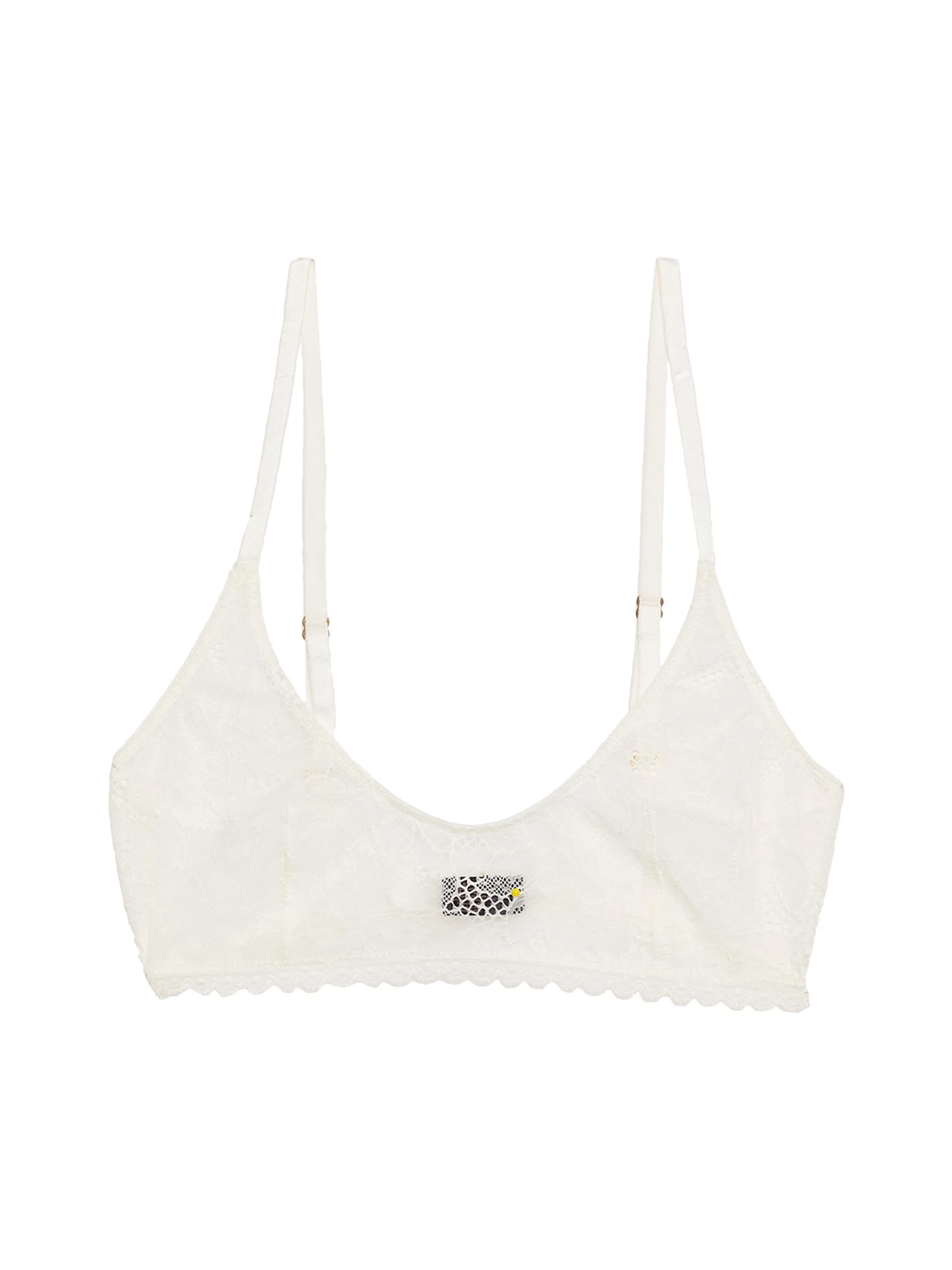 Women's Dahlia Lace Soft Bra - Ivory - 1