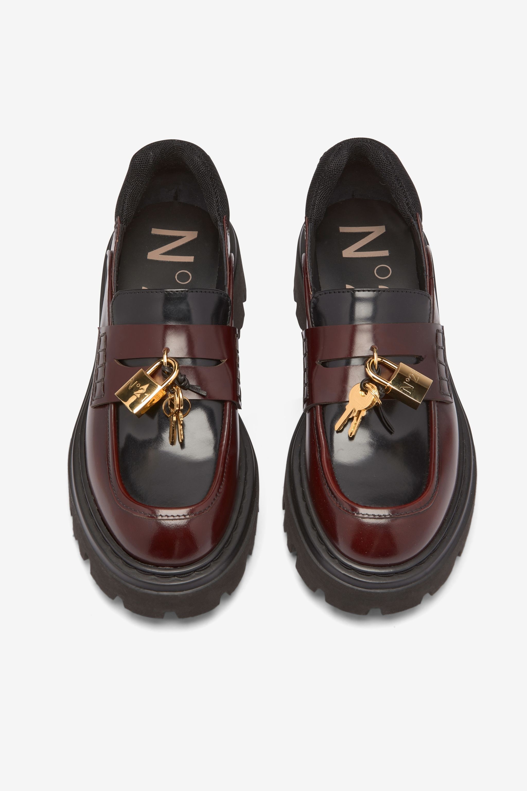LOCK-EMBELLISHED LOAFERS - 2