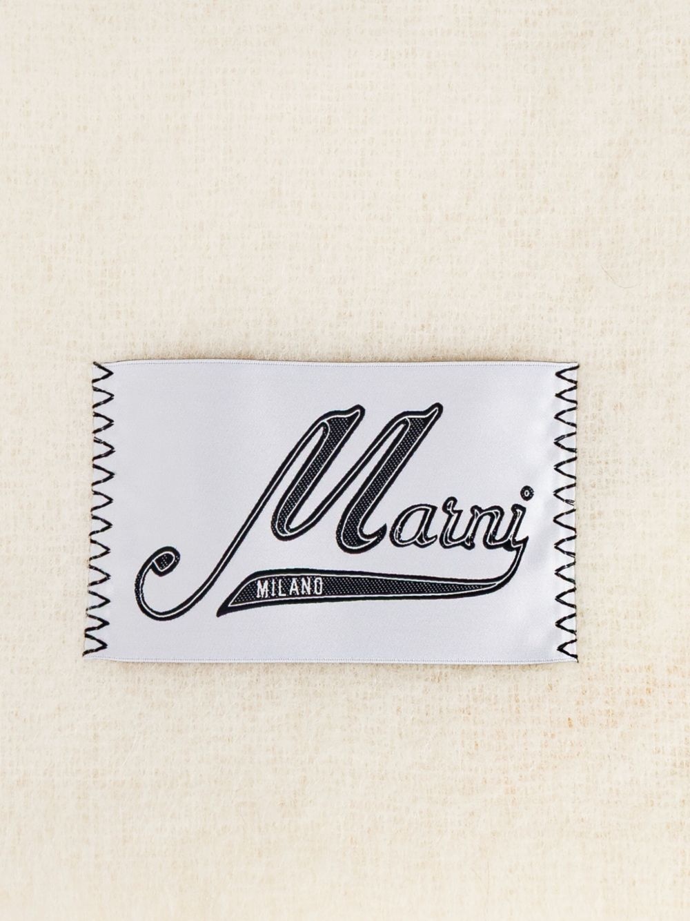 logo-patch scarf - 3