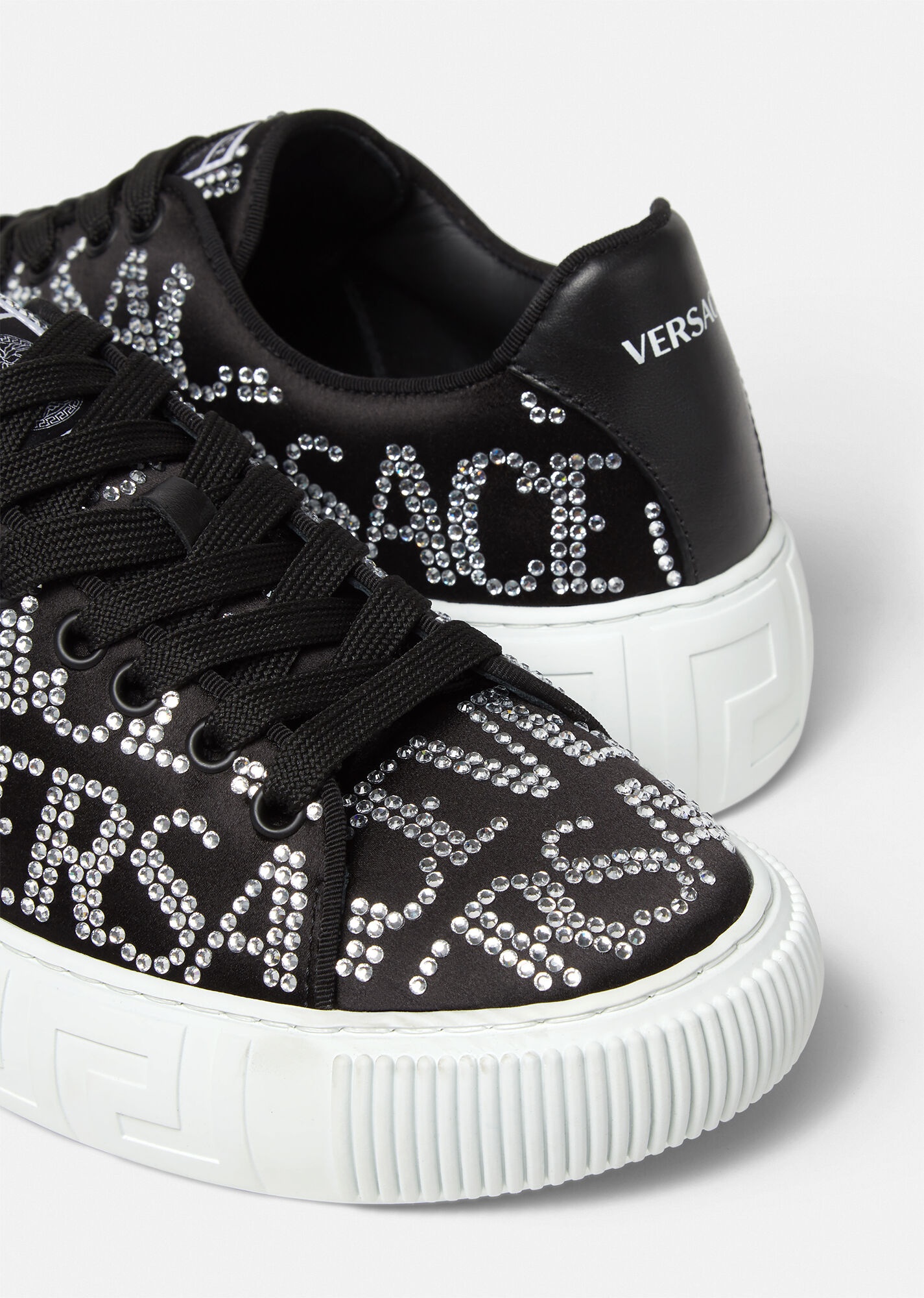 Crystal Versace Allover Greca Trainers - 5