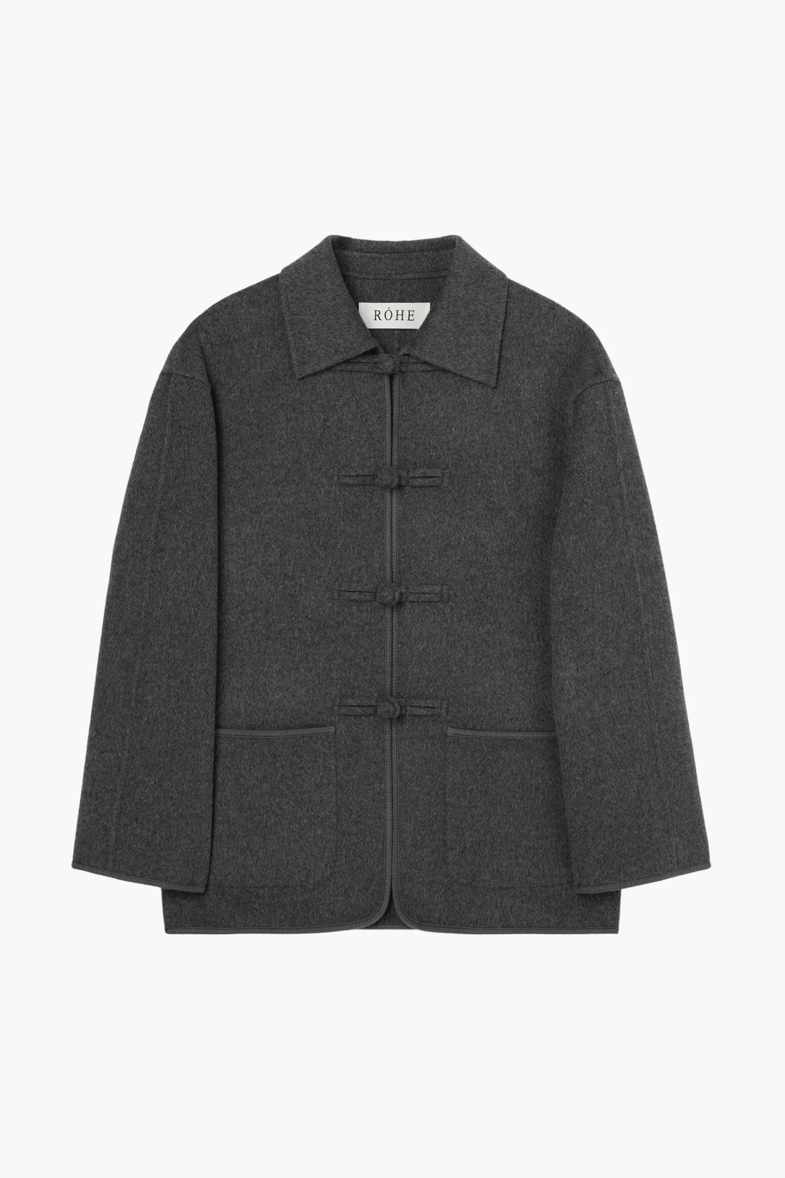 DOUBLE-FACED WOOL PANKOU CLOSURE JACKET - 1