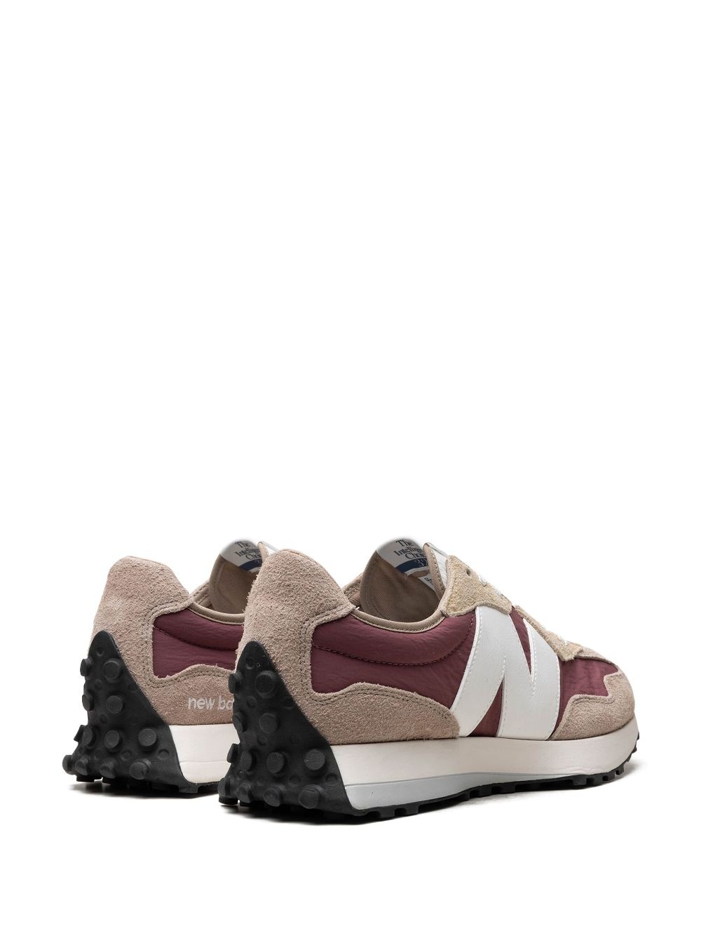 327 "Driftwood/Washed Burgundy" sneakers - 3