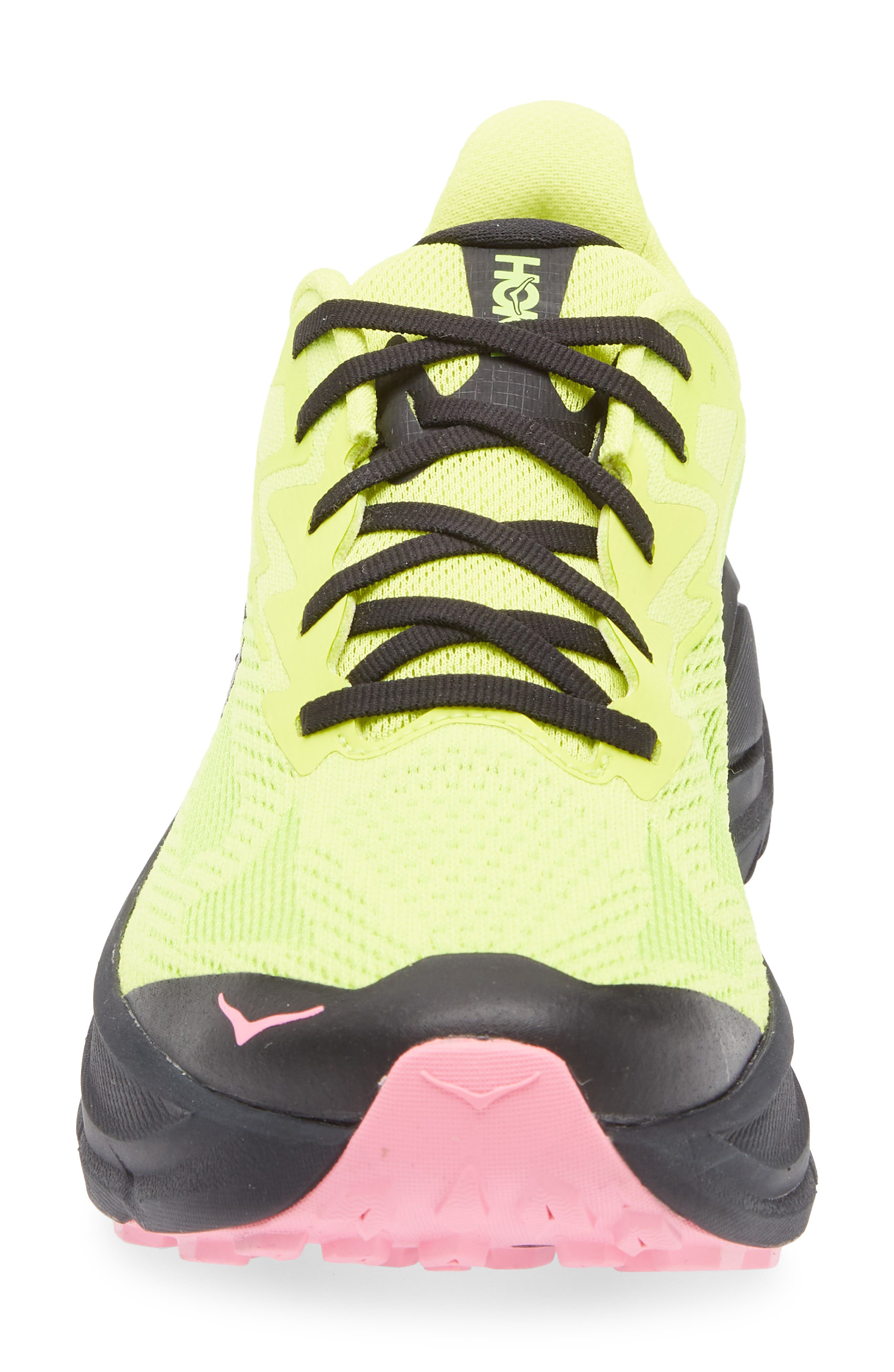 HOKA Challenger 8 Running Shoe in Neon Hoka Citrus /Black at Nordstrom - 4