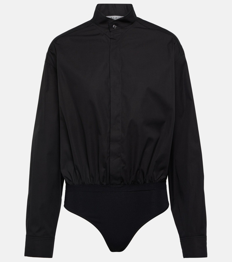 Cotton poplin bodysuit 1