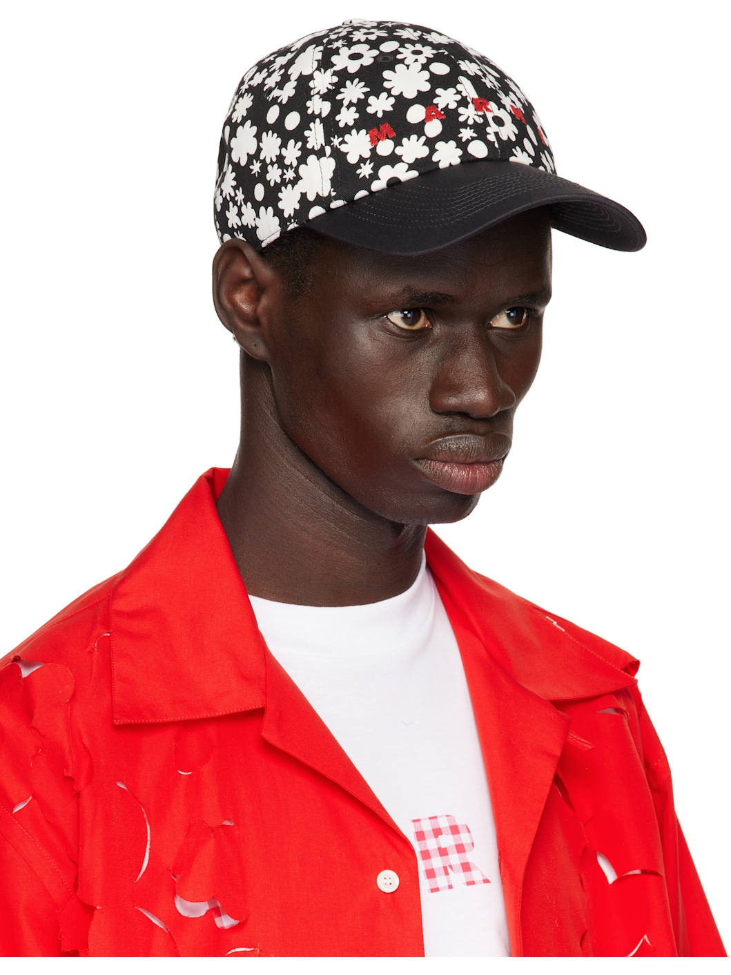 Black & White Pop Fields Logo Cap - 2