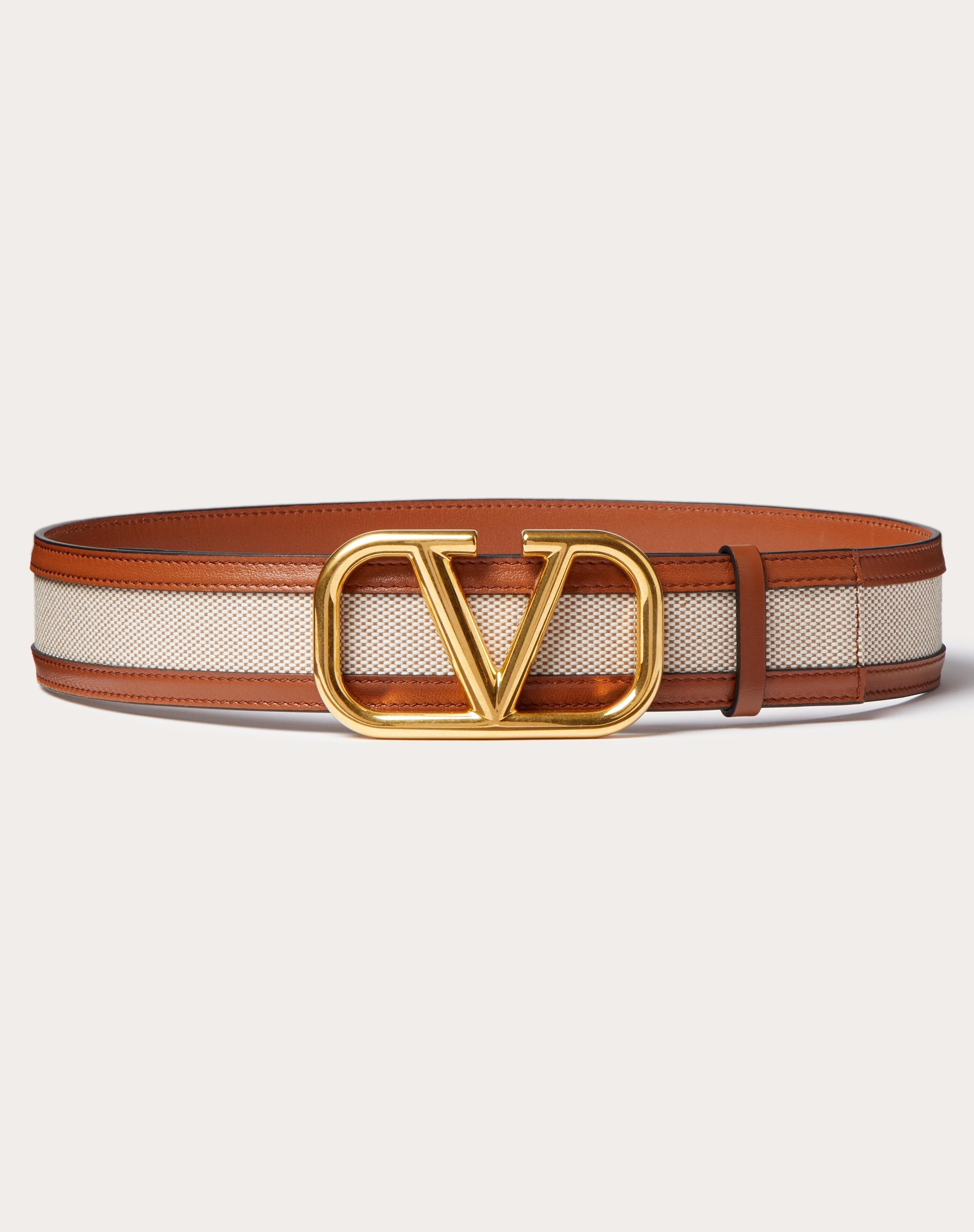 VLOGO SIGNATURE REVERSIBLE CALFSKIN BELT 40 MM