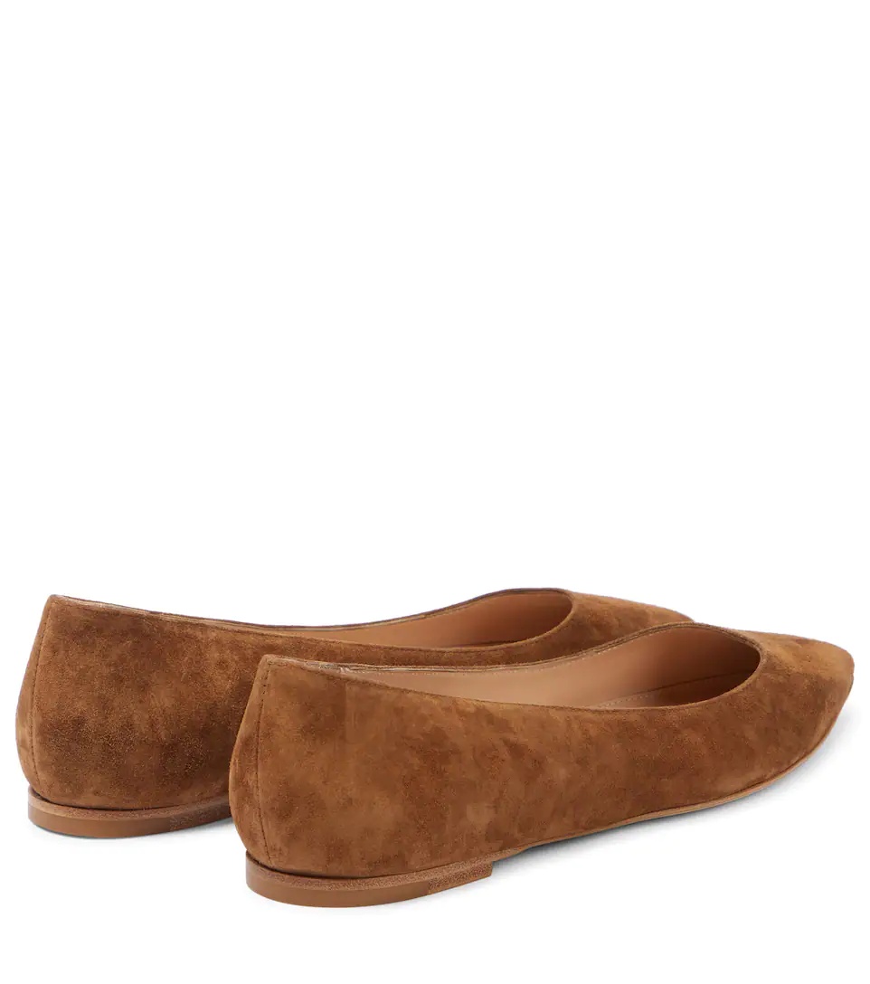 Gianvito suede ballet flats - 3