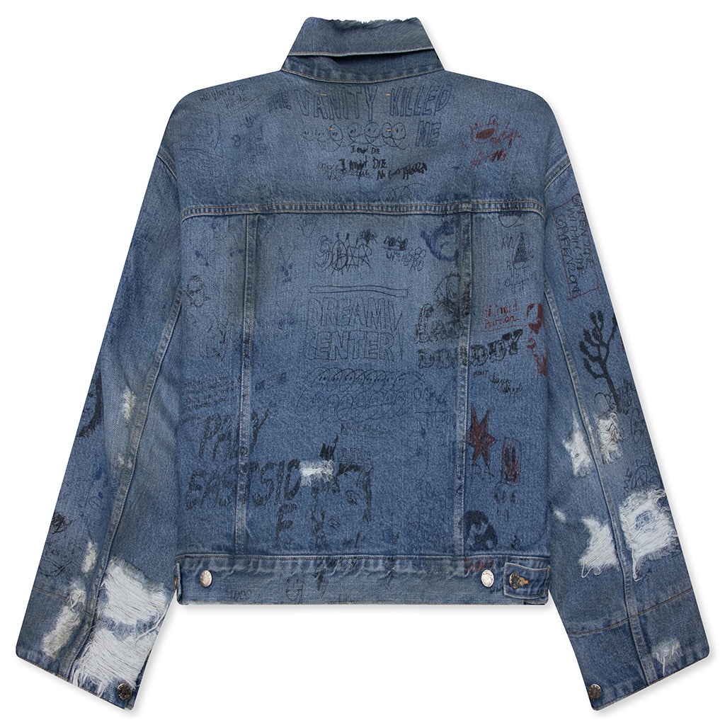 UR FANTASY DENIM JACKET - LIGHT BLUE - 2