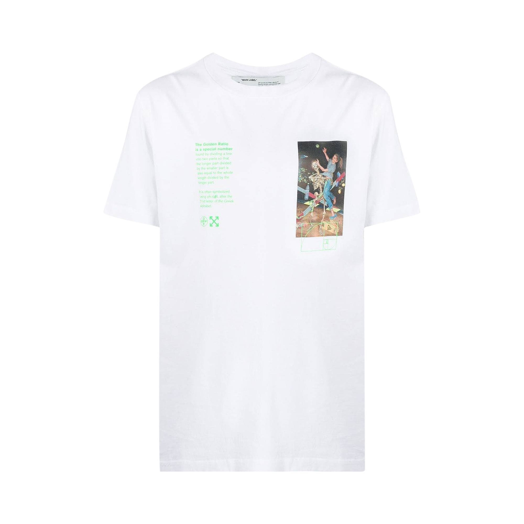 Off-White Pascal Painting Short-Sleeve Slim Tee 'White' - 1