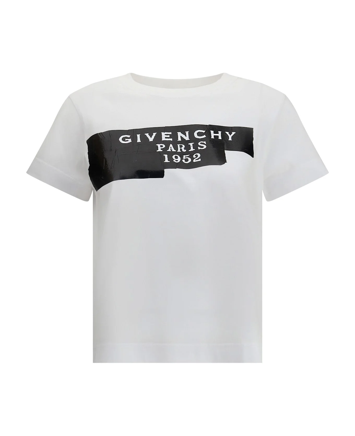 Cotton T-shirt With Print Black Givenchy Tape - 1