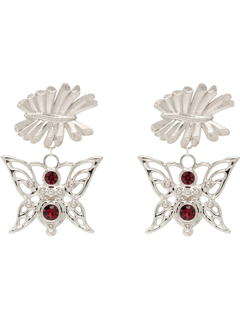 Barbed Bug Drop Earrings 1
