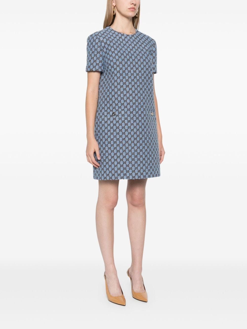 GG Shadow bouclé mini dress - 3
