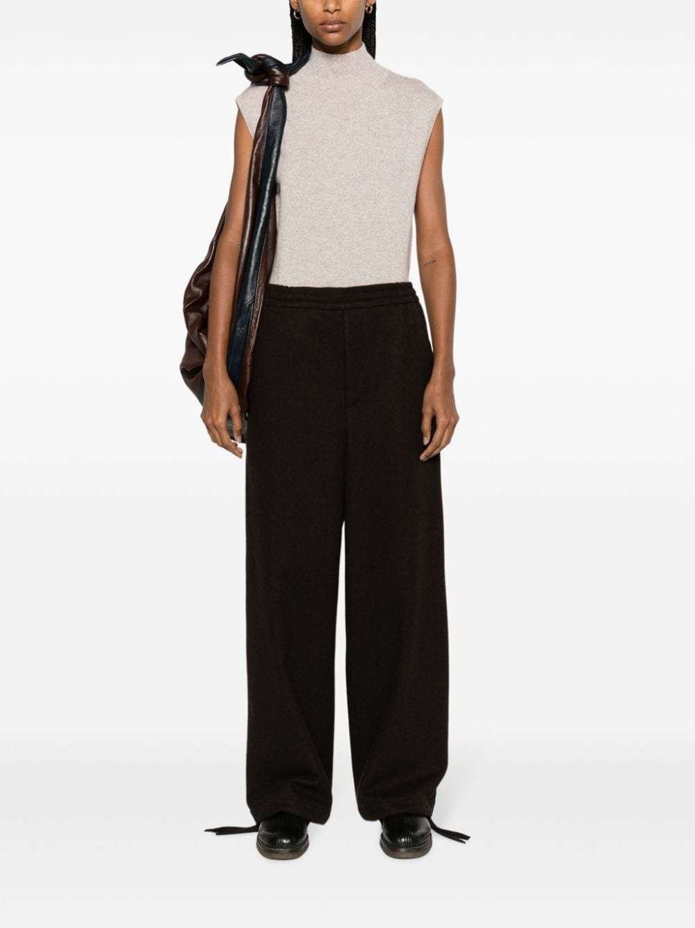 Galerie flannel track pants - 3