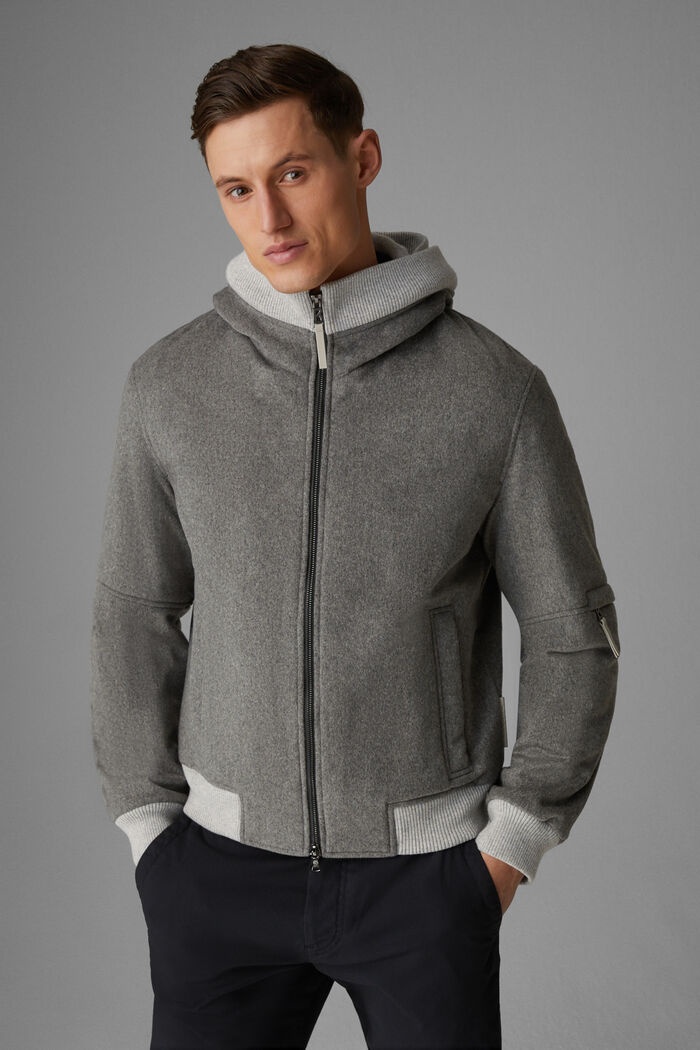 Will Cashmere jacket in Gray melange - 2