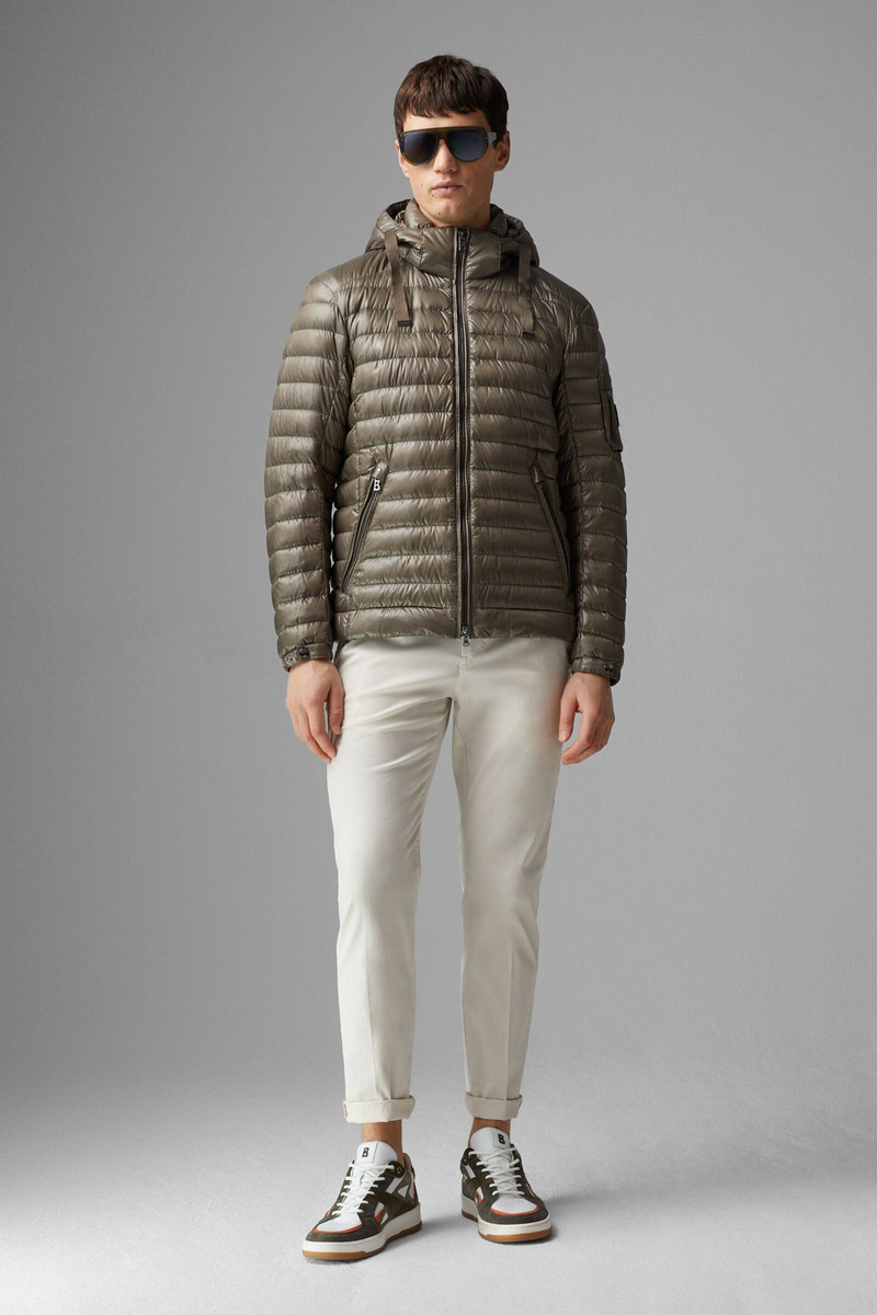 BOGNER Loke lightweight down jacket in Khaki outlook