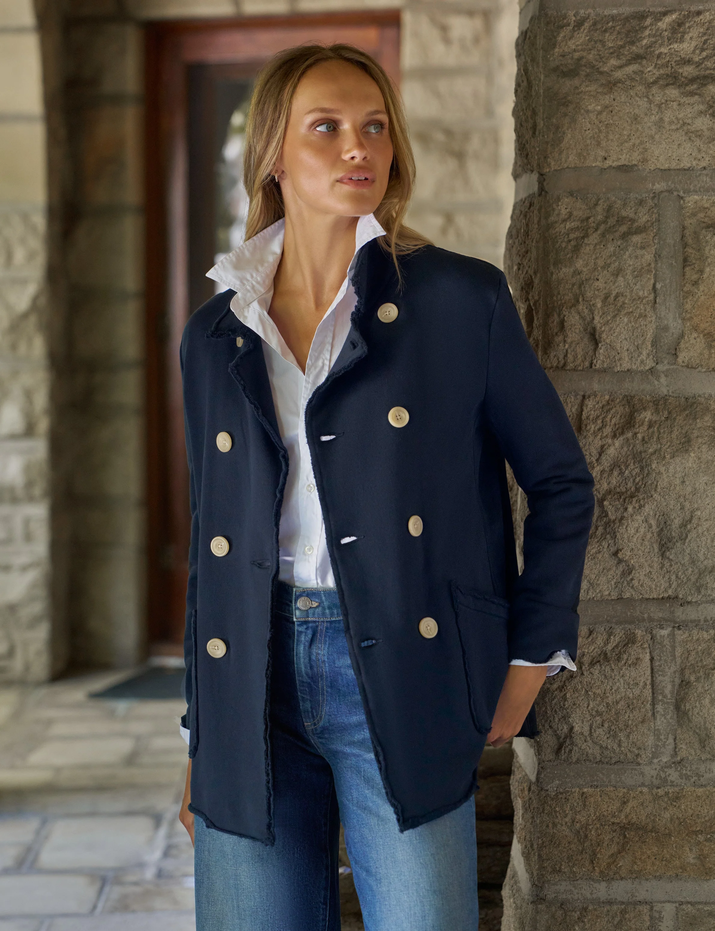 Sweatshirt Peacoat - 1