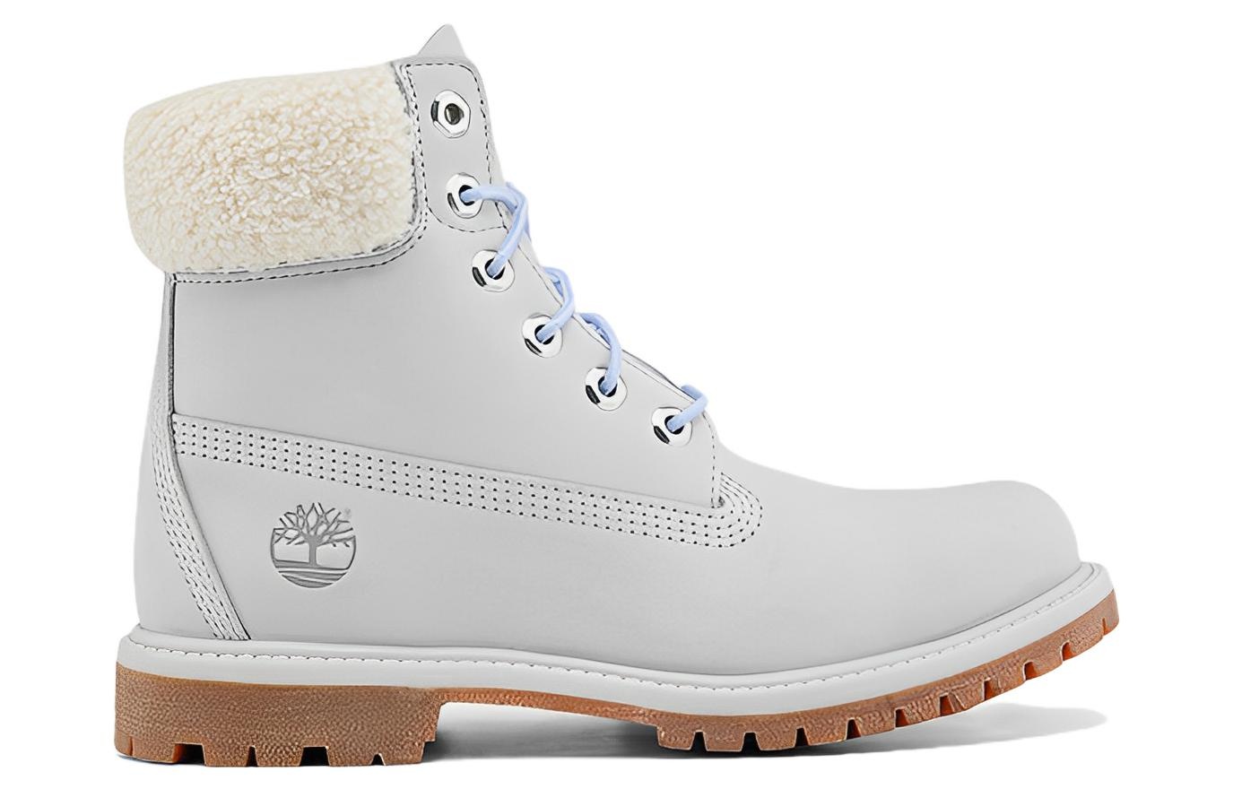 (WMNS) Timberland Premium 6 Inch Waterproof Boot 'Light Grey Nubuck' A2JR1 - 2