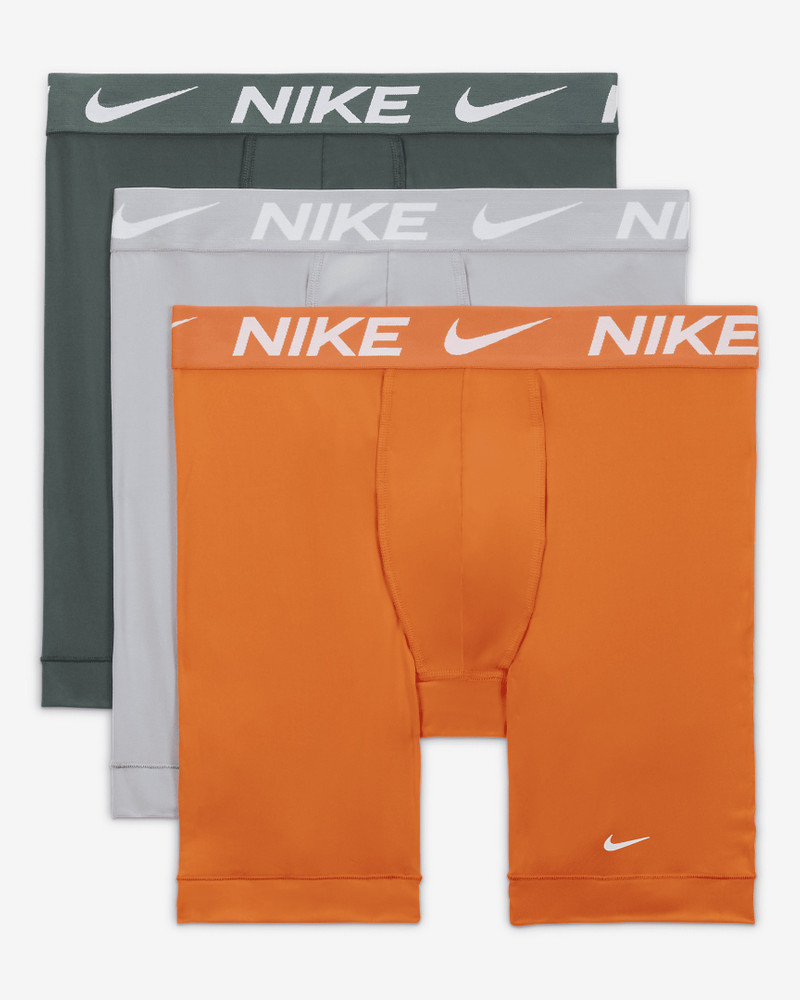 Nike Dri-FIT Essential Micro Long Boxer Briefs (3-Pack) 1