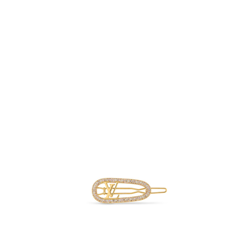 My LV Chain Strass Hair Clip 1