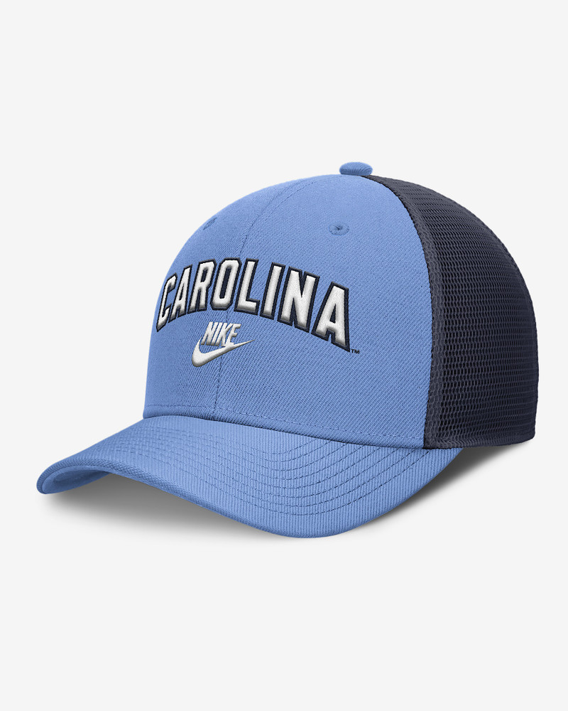 North Carolina Legacy Arch Rise Men's Nike Dri-FIT College Trucker Adjustable Hat 1