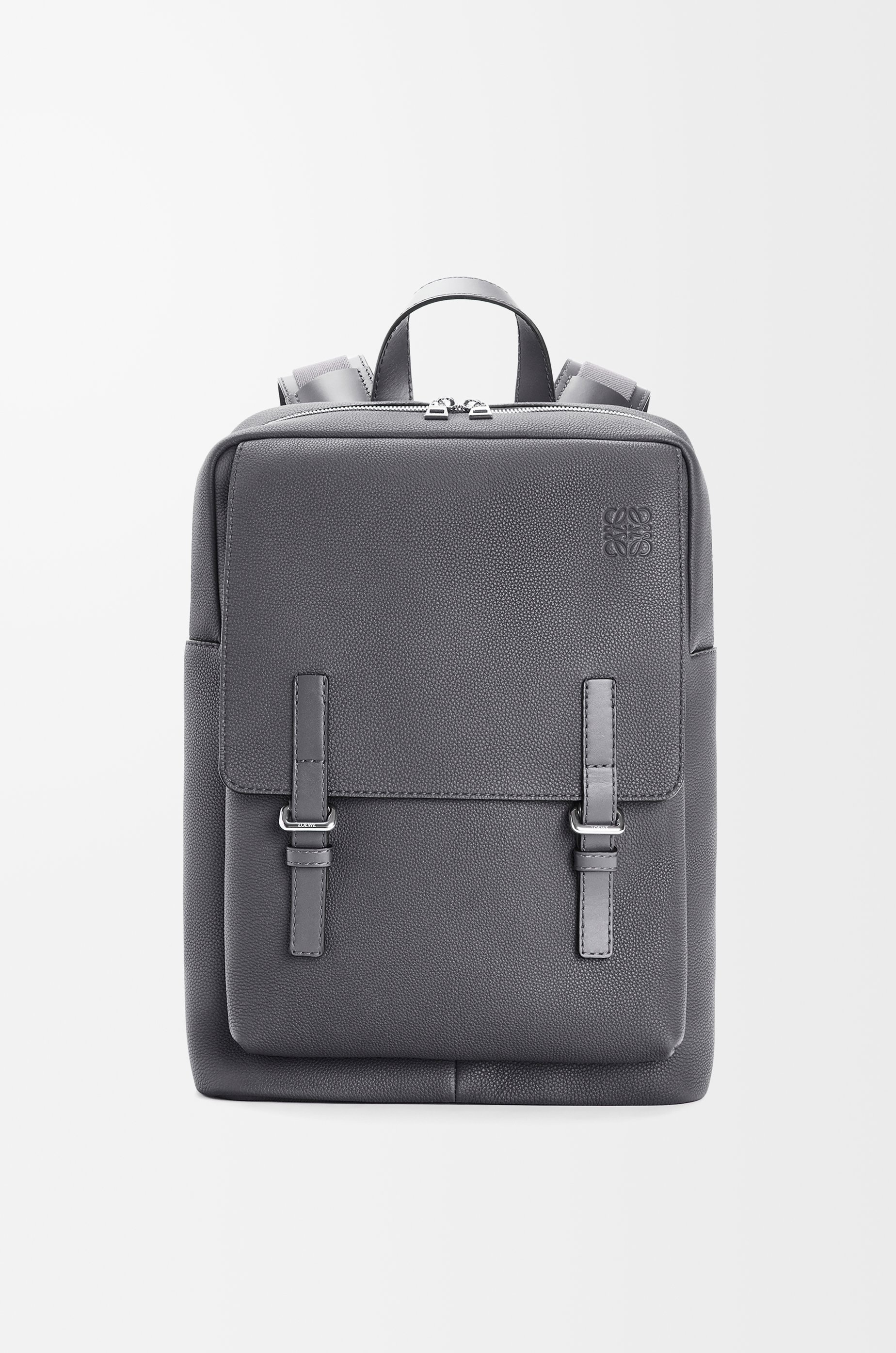 Military backpack in soft grained calfskin - 1
