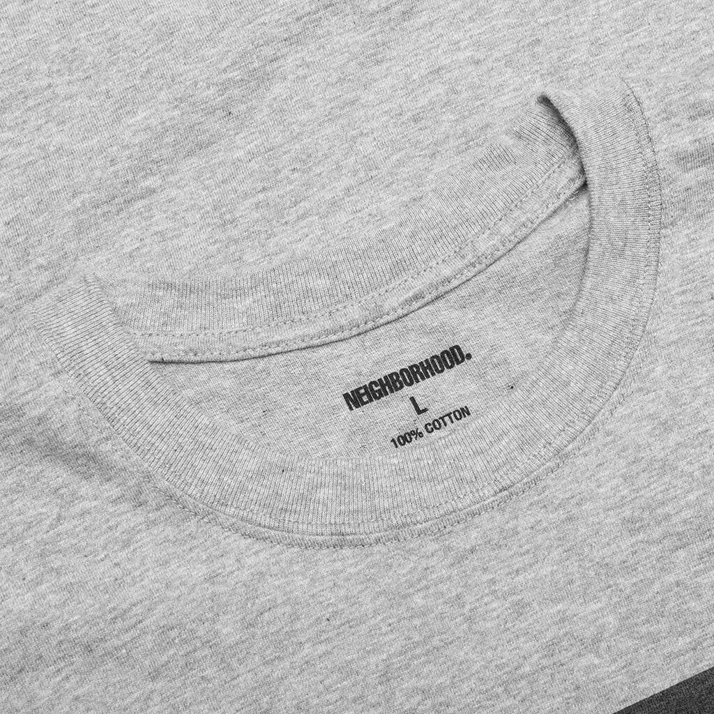 NEIGHBORHOOD NH. TEE SS-18 - GREY | REVERSIBLE