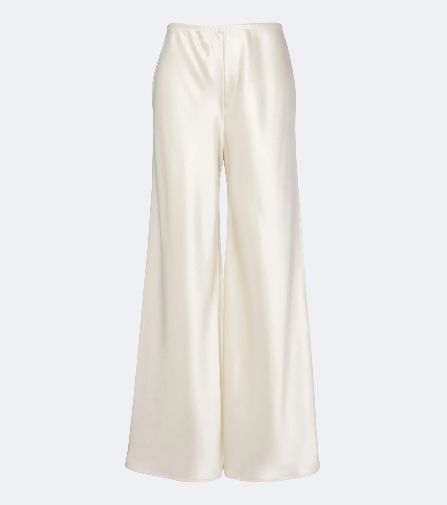 Barb satin wide-leg pants - 1