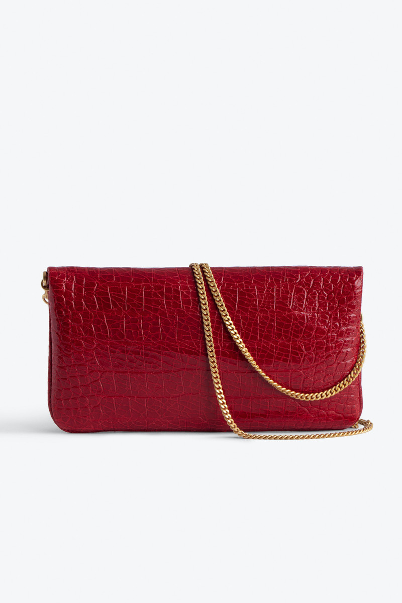 Zadig & Voltaire Rock Embossed Clutch outlook