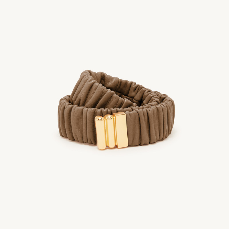 Sandro Elasticated leather belt outlook
