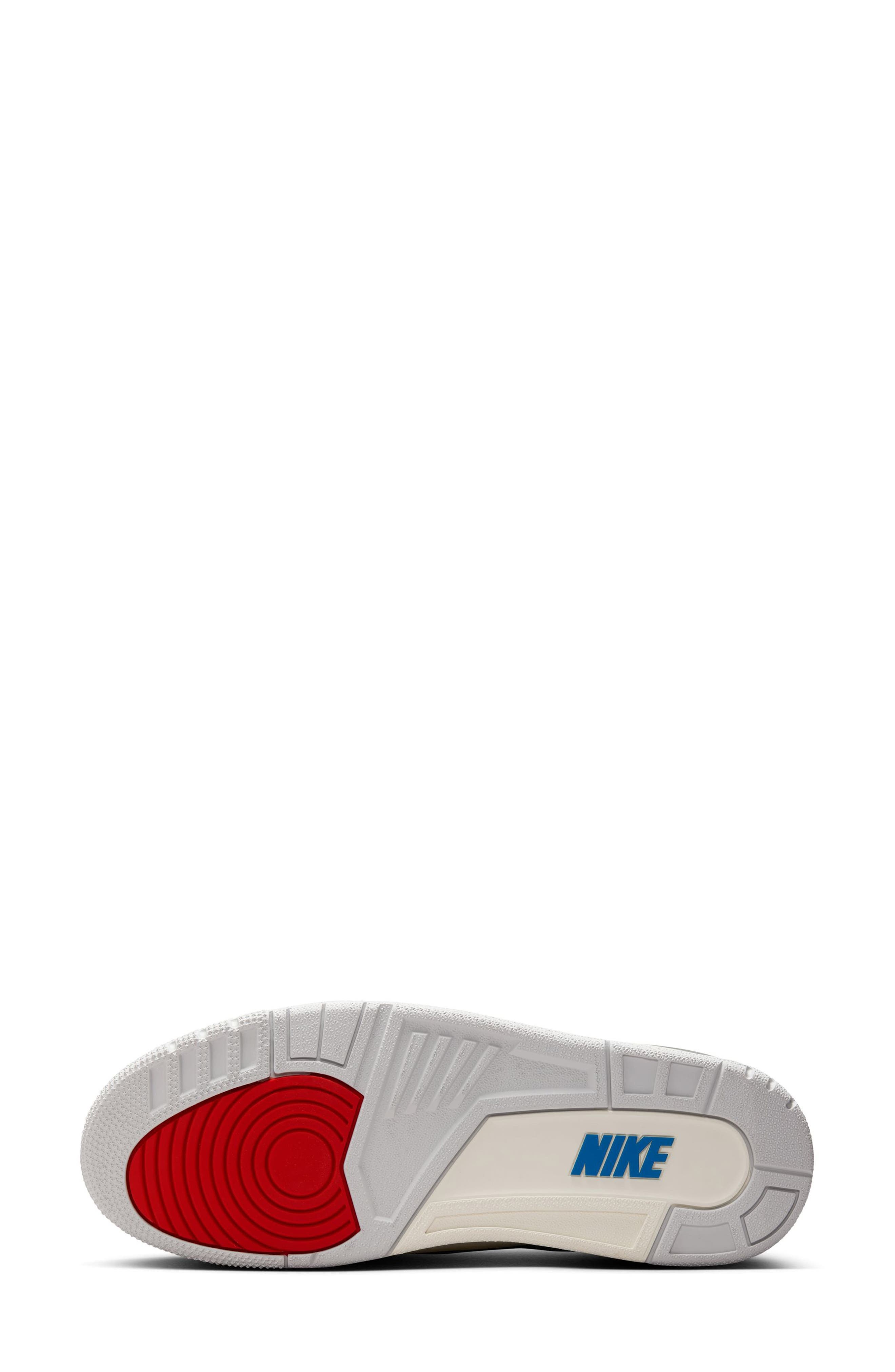 Air Jordan 3 Retro Basketball Sneaker in Black/Chile Red/Neutral Grey at Nordstrom - 5