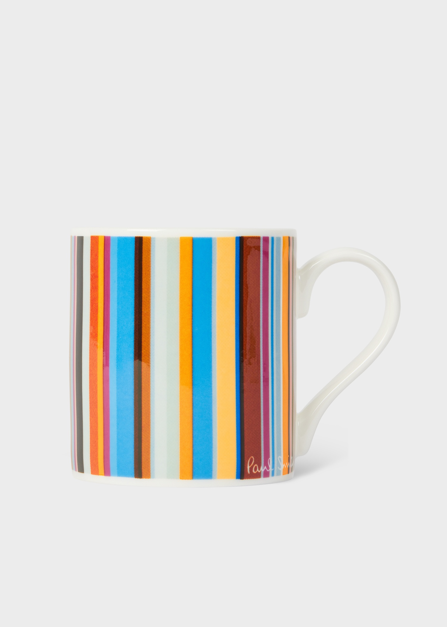 'Signature Stripe' Bone China Mug - 1