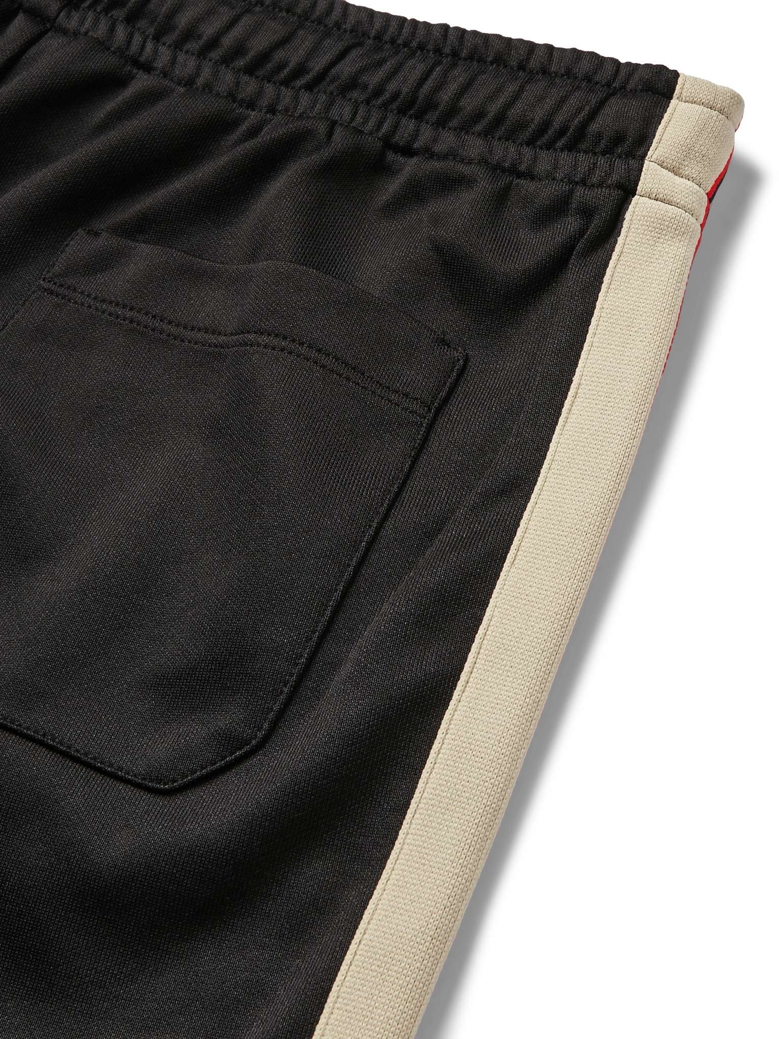 Tapered Webbing-Trimmed Tech-Jersey Track Pants - 6