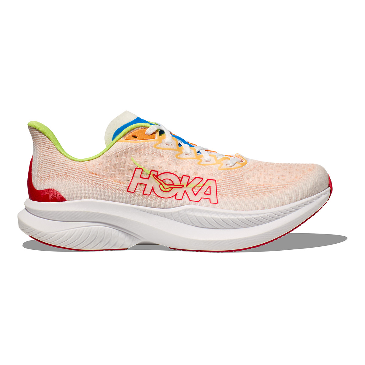 Hoka Mach 6 - White - Solar Flare - 1