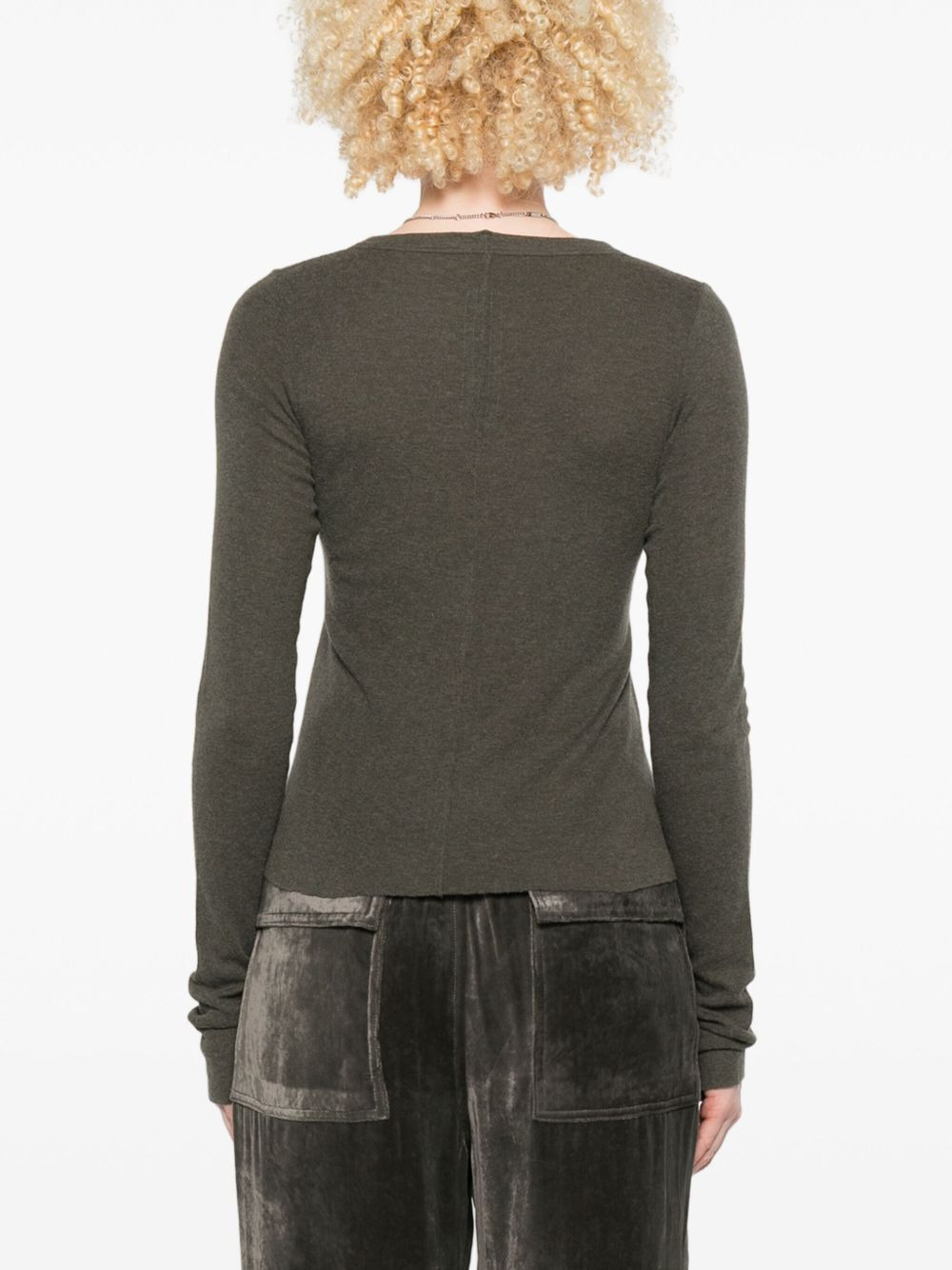 long-sleeve ribbed top - 4