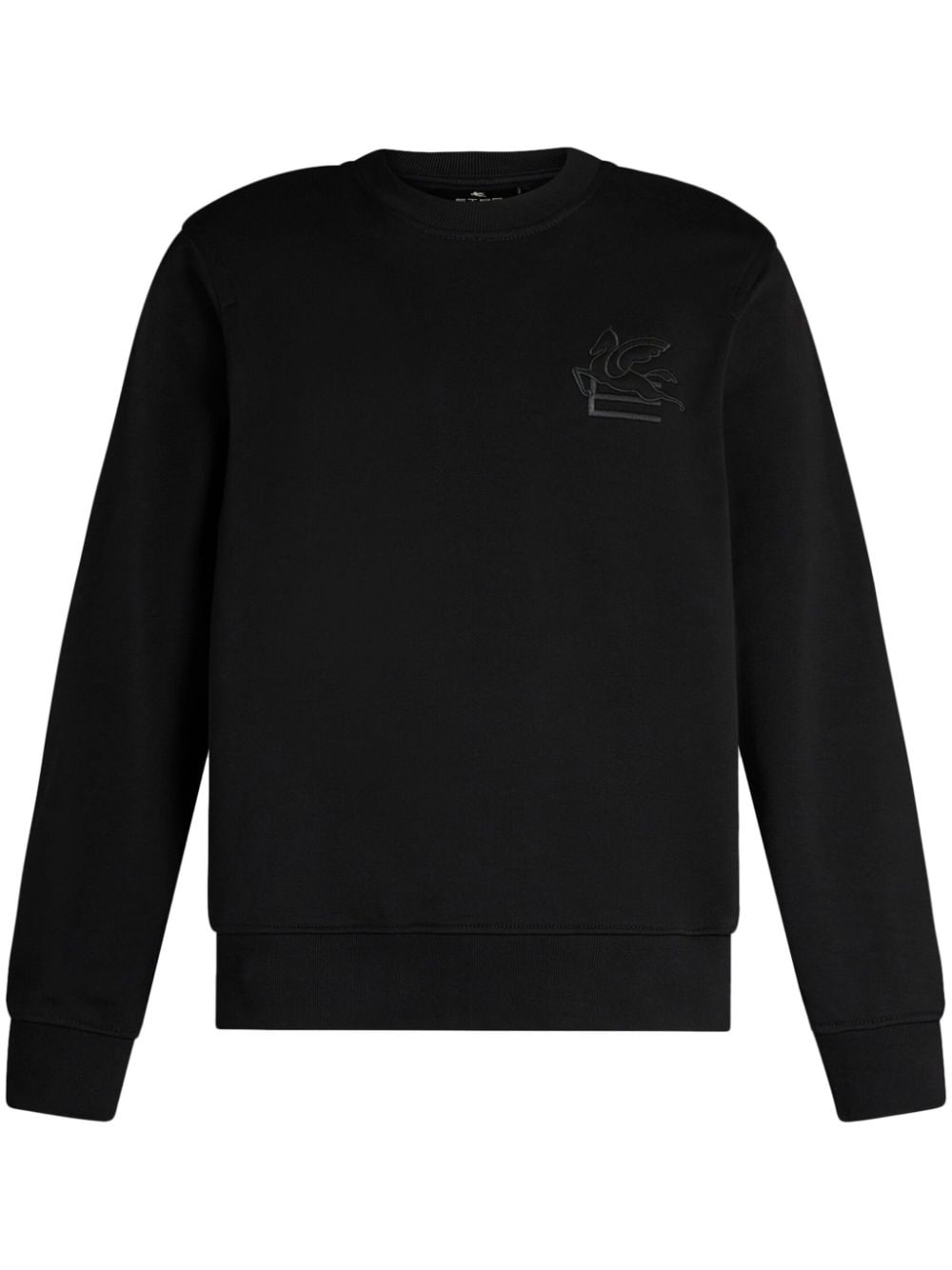 Pegaso-appliquÃ© crew-neck sweatshirt - 1