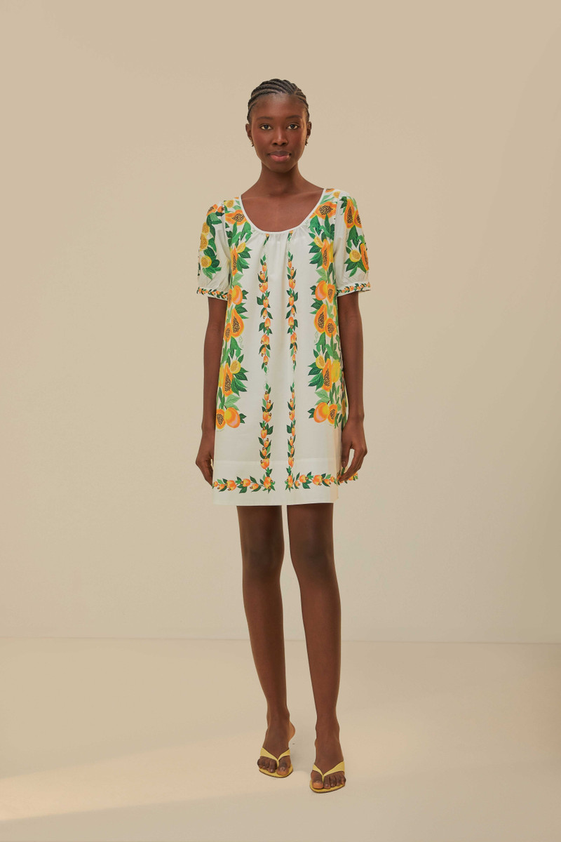 Papaya Salad Scarf Mini Dress 1