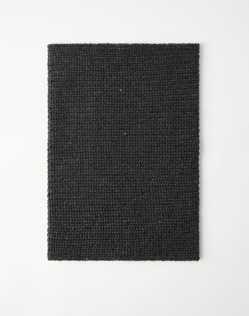 Cashmere and silk dazzling rib knit neck warmer - 1