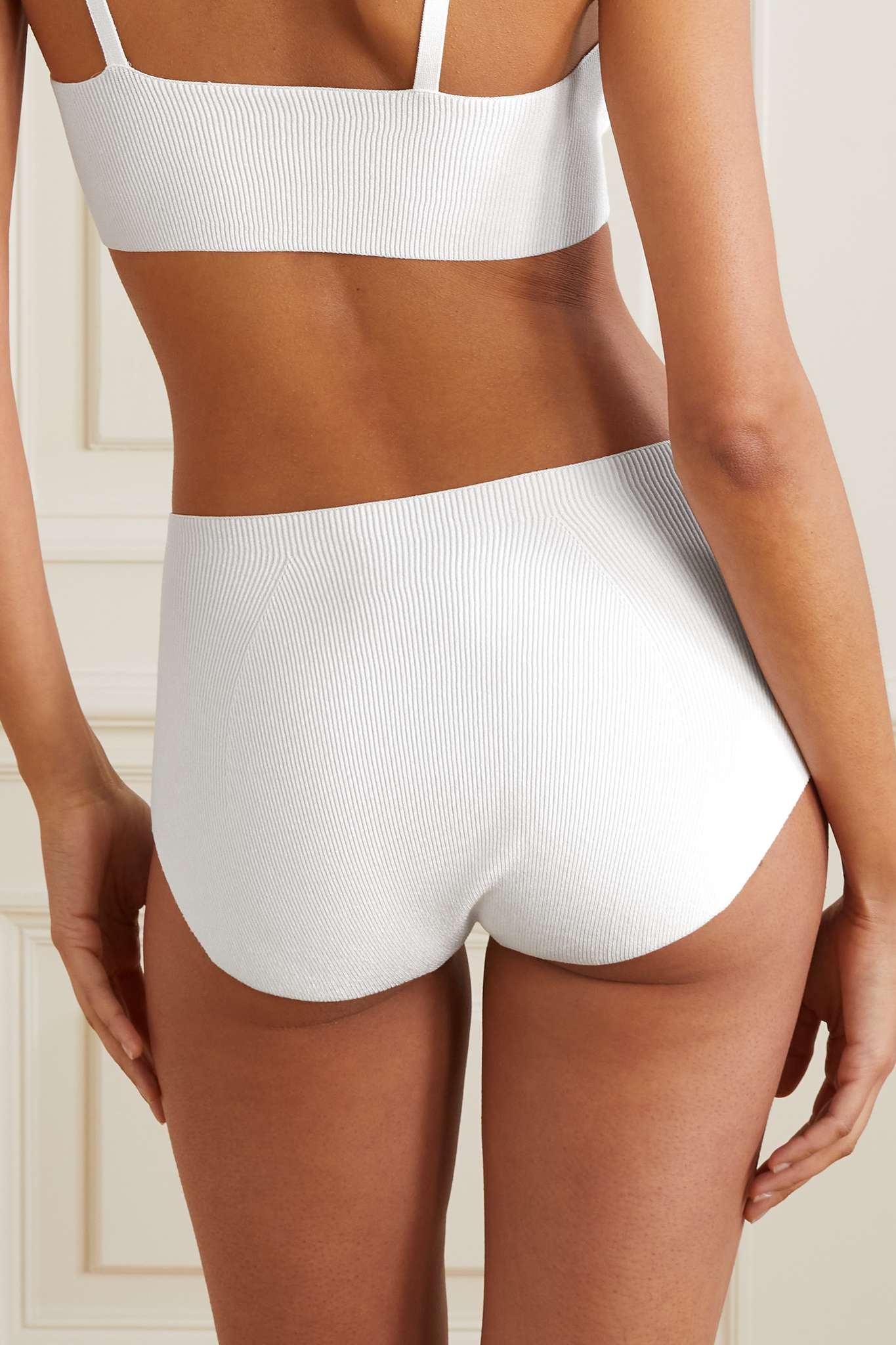 Ribbed stretch-jersey briefs - 3