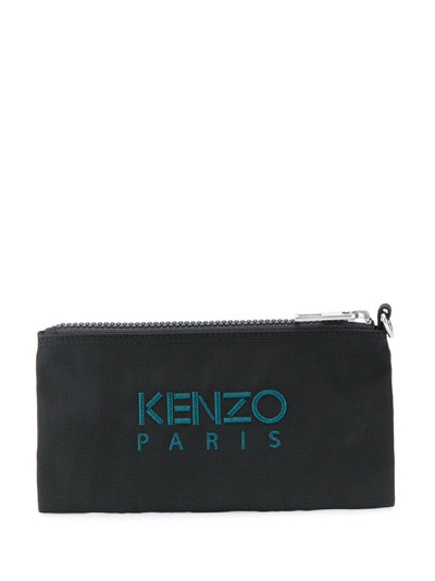 KENZO embroidered Tiger motif pouch outlook