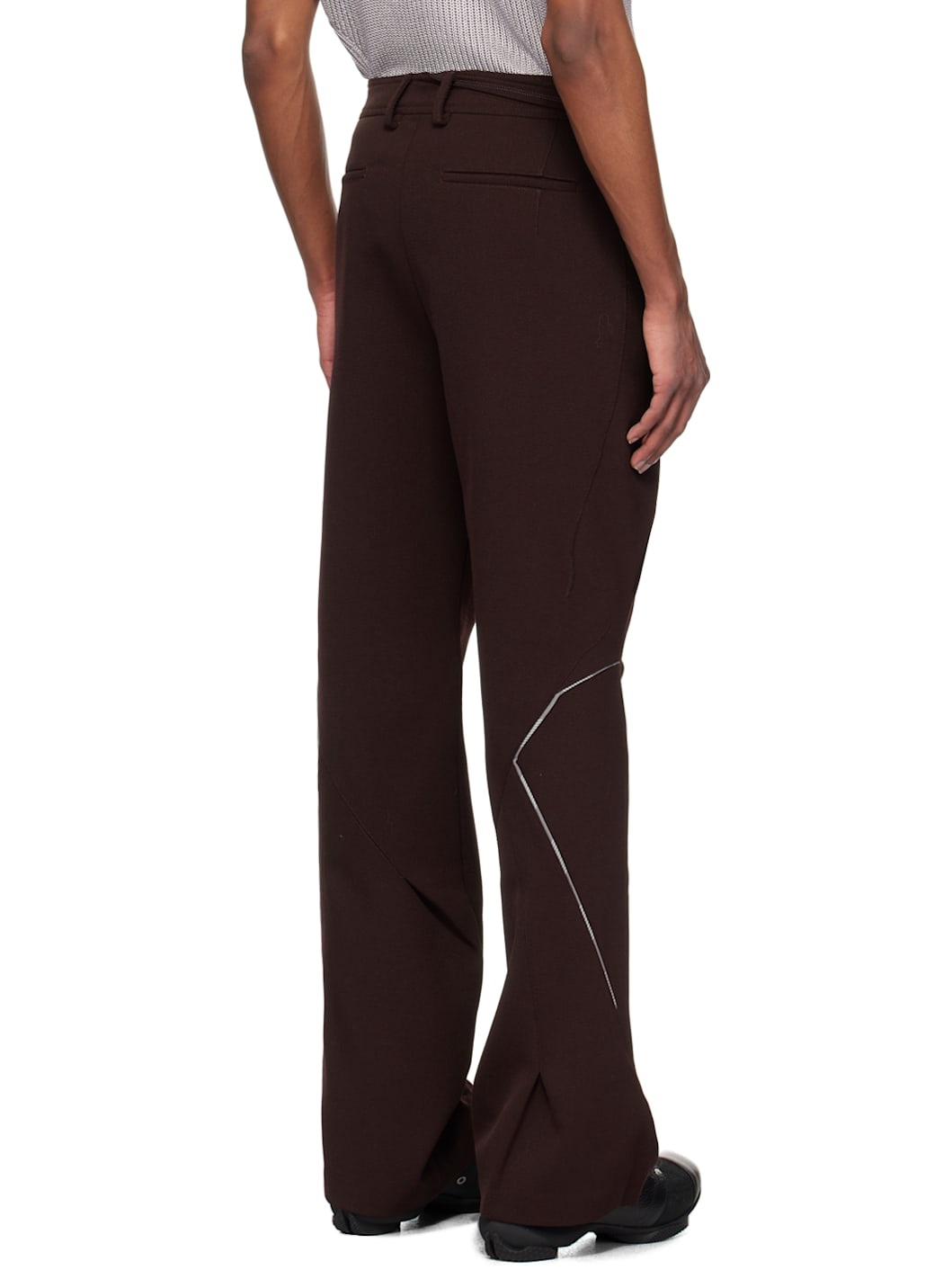 Burgundy Ohne K-Dart Trousers - 3