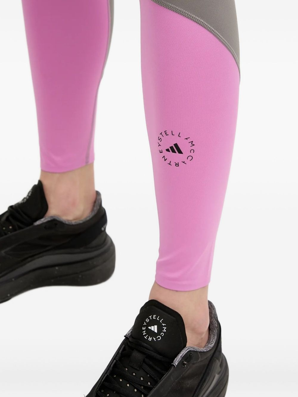 panelled pocket leggings - 3