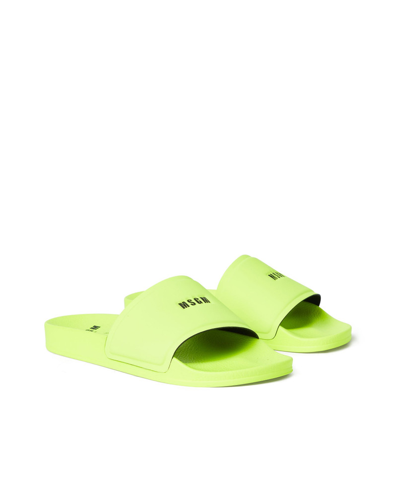 Pool slippers with MSGM micro logo 2