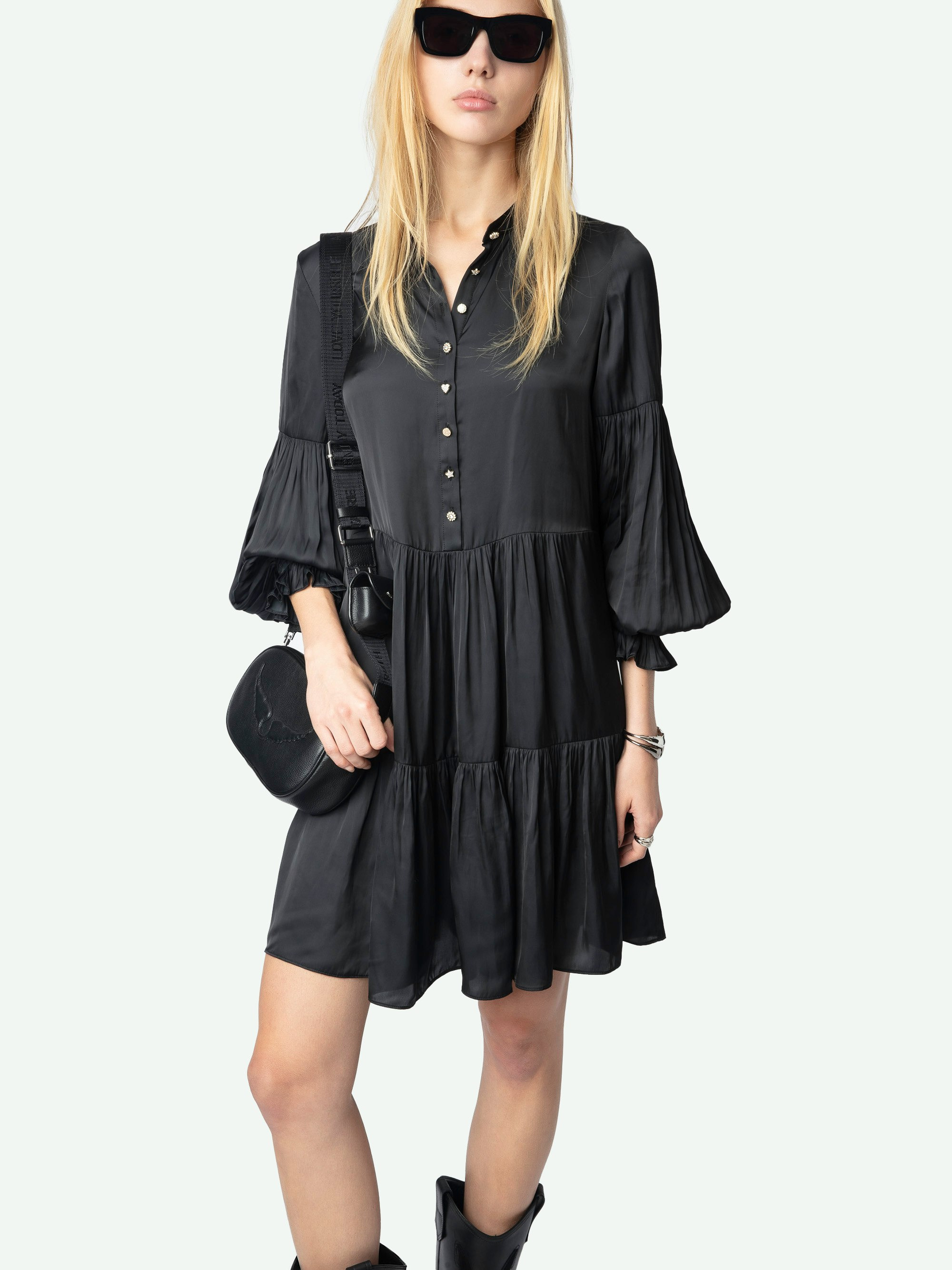 Randy Satin Dress - 4