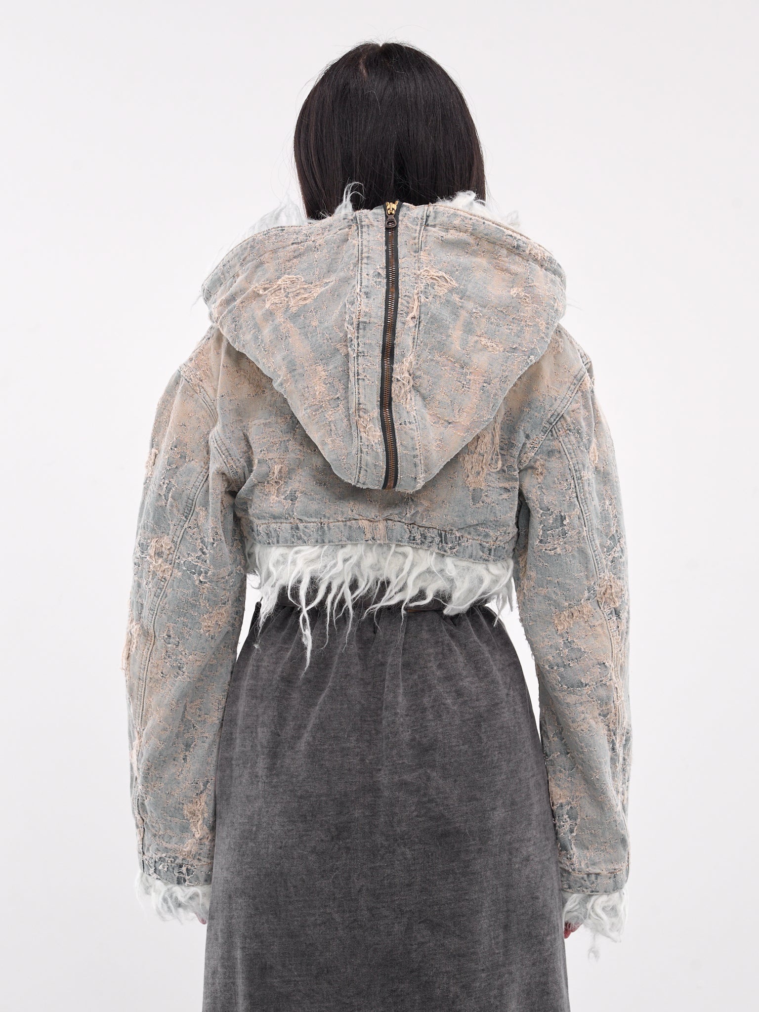 Denim Shearling Jacket - 3