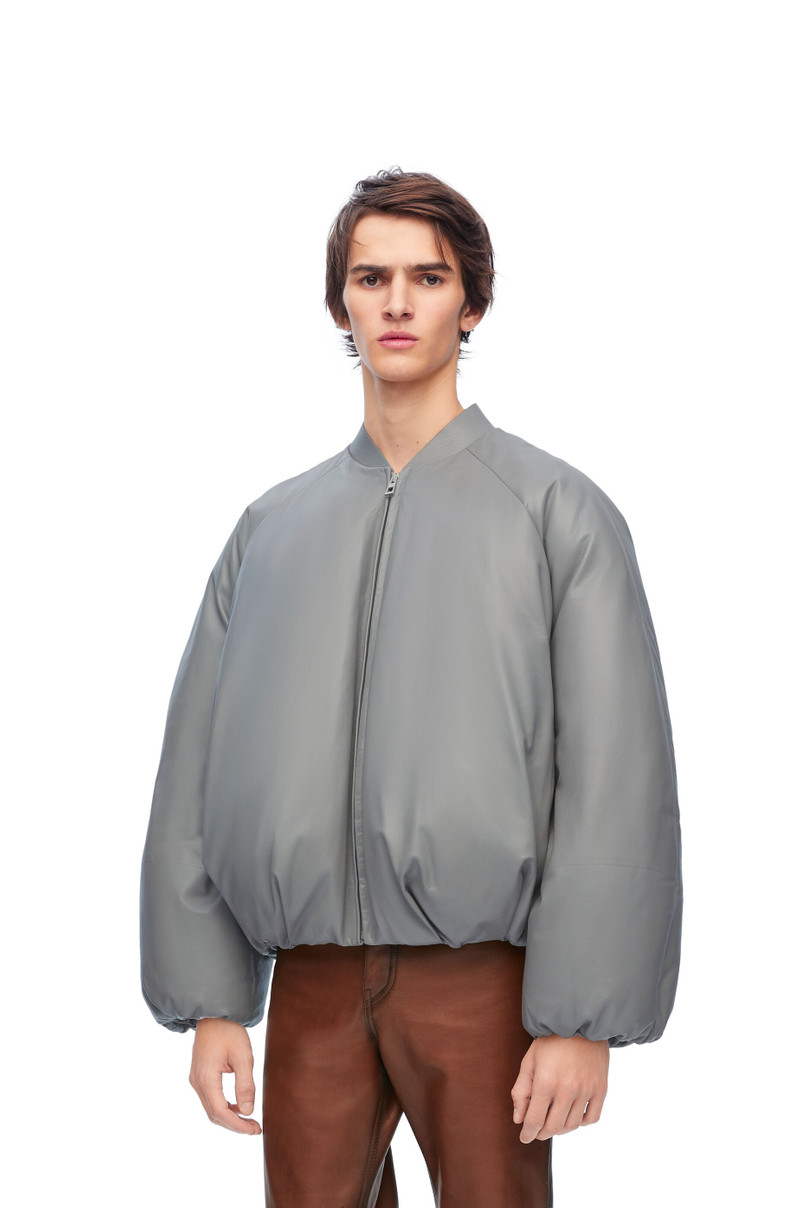 Padded bomber jacket in nappa lambskin 3