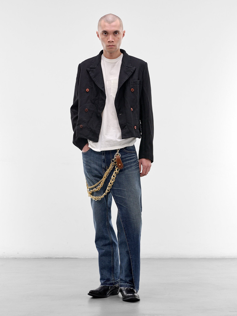 Junya Watanabe MAN Indigo Denim Layered Wrap Jeans outlook