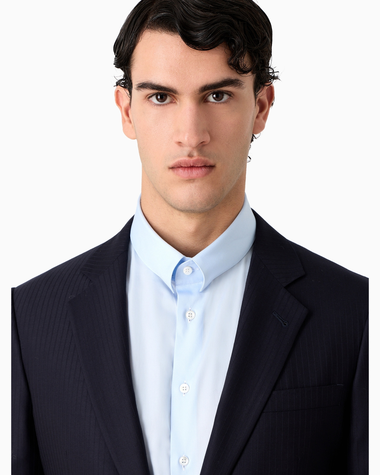 Manhattan Line single-breasted suit in pinstripe virgin wool - 5