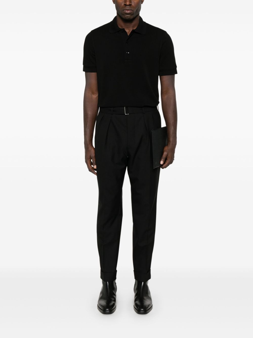 Tom Ford Men Piqué Polo Shirt - 2